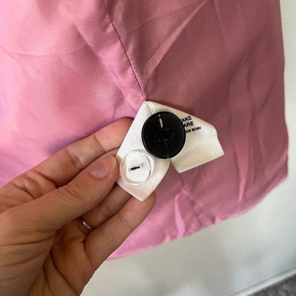 Avec Les Filles Raglan Walking Coat in Dusty Pink Plaid in Women’s Size S - Picture 9 of 16